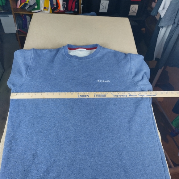 Columbia Men's Size XL Sweat Shirt Fleece Lined Crew Neck - Picture 10 of 12